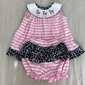 Banana Split Dress With Bloomers